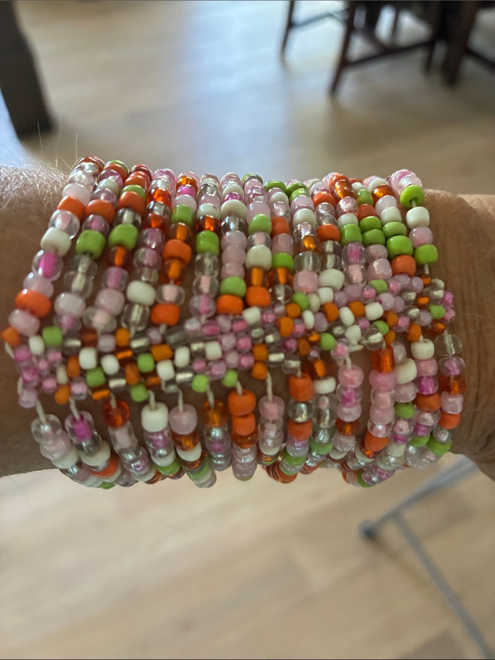 Southwest Bead Bracelet and Belt/ Scarf